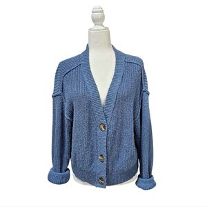 American Eagle cozy boucle knit button up sweater cardigan